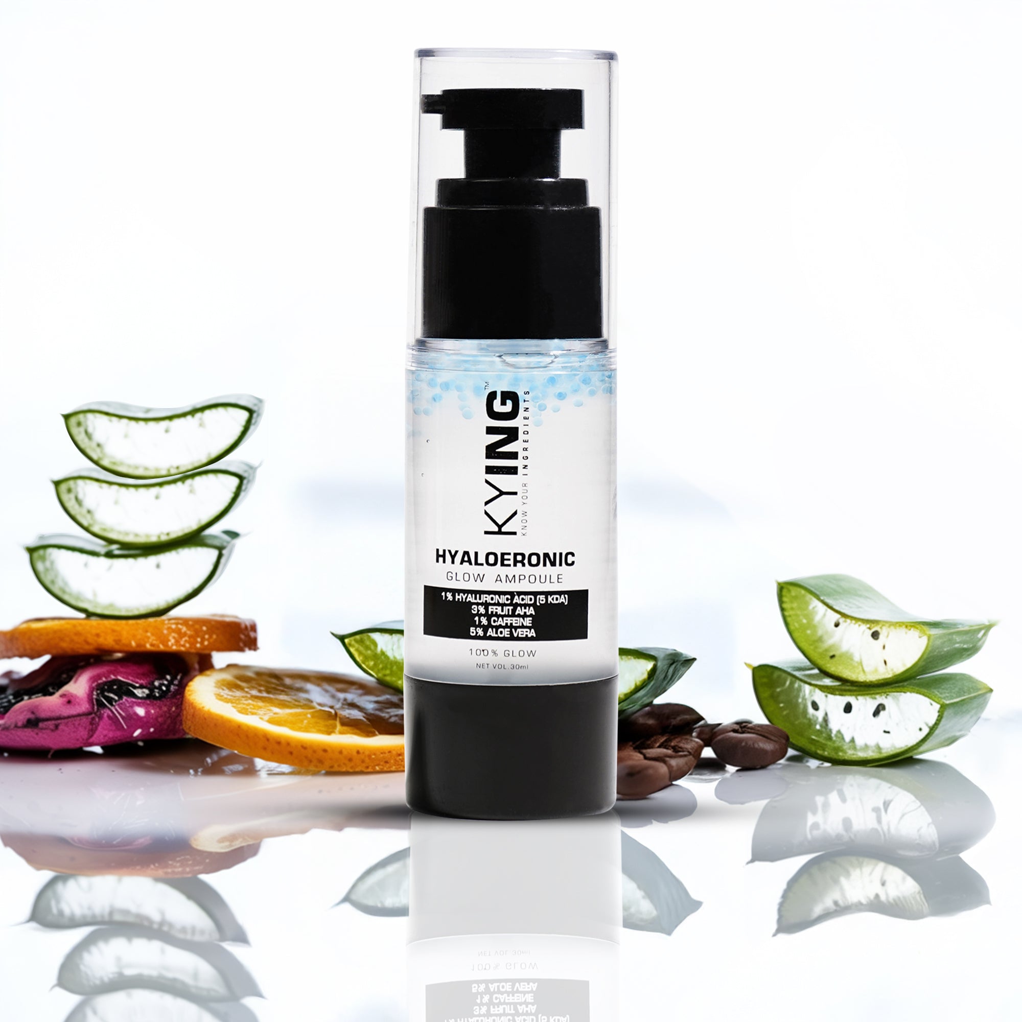 KYING® Hyaloeronic Glow Ampoule Serum (Korean Beauty), 30ml