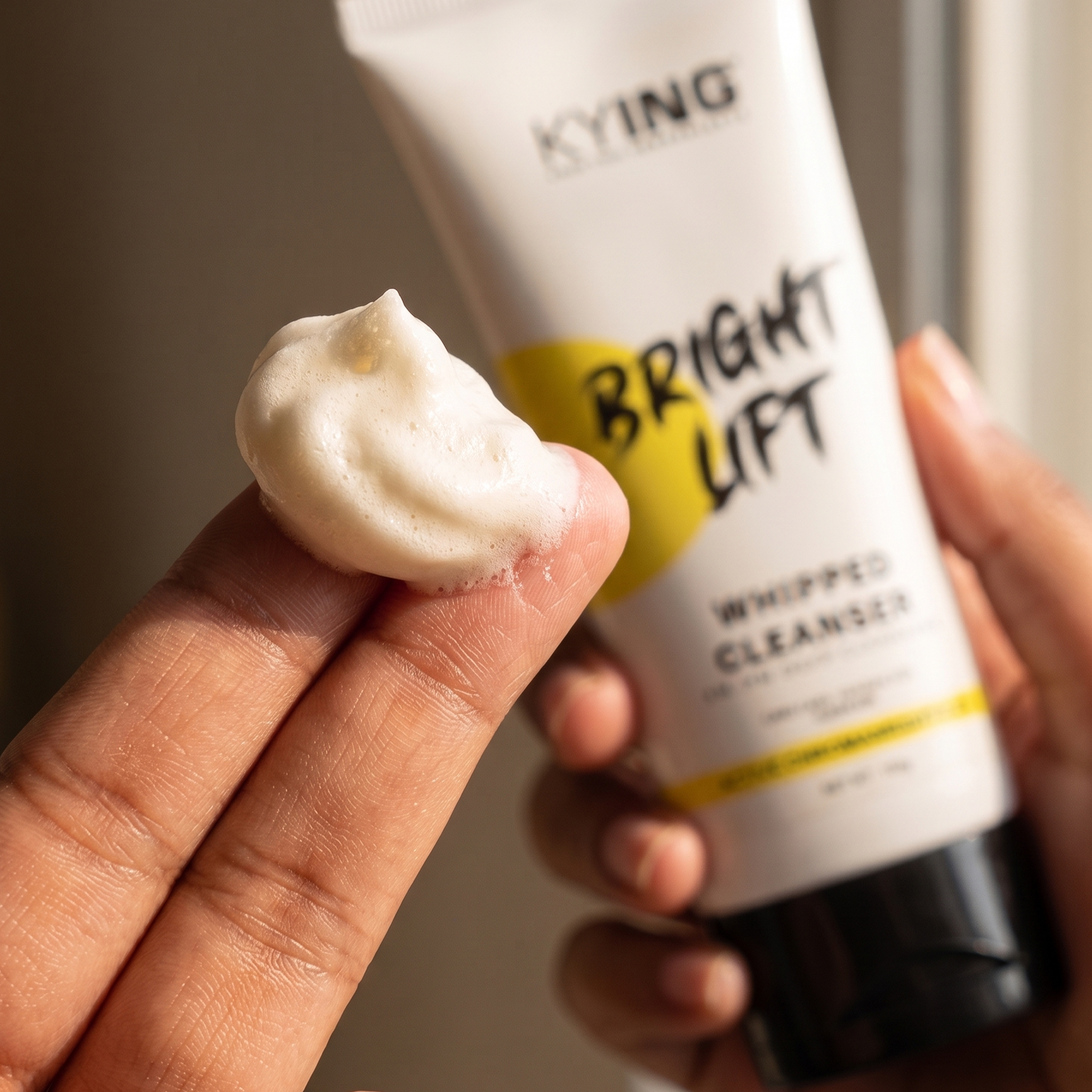 KYING® Bright Lift Whipped Cleanser | Enriched with CHROMABRIGHT | Deep Cleansing Face Wash (100 ml)