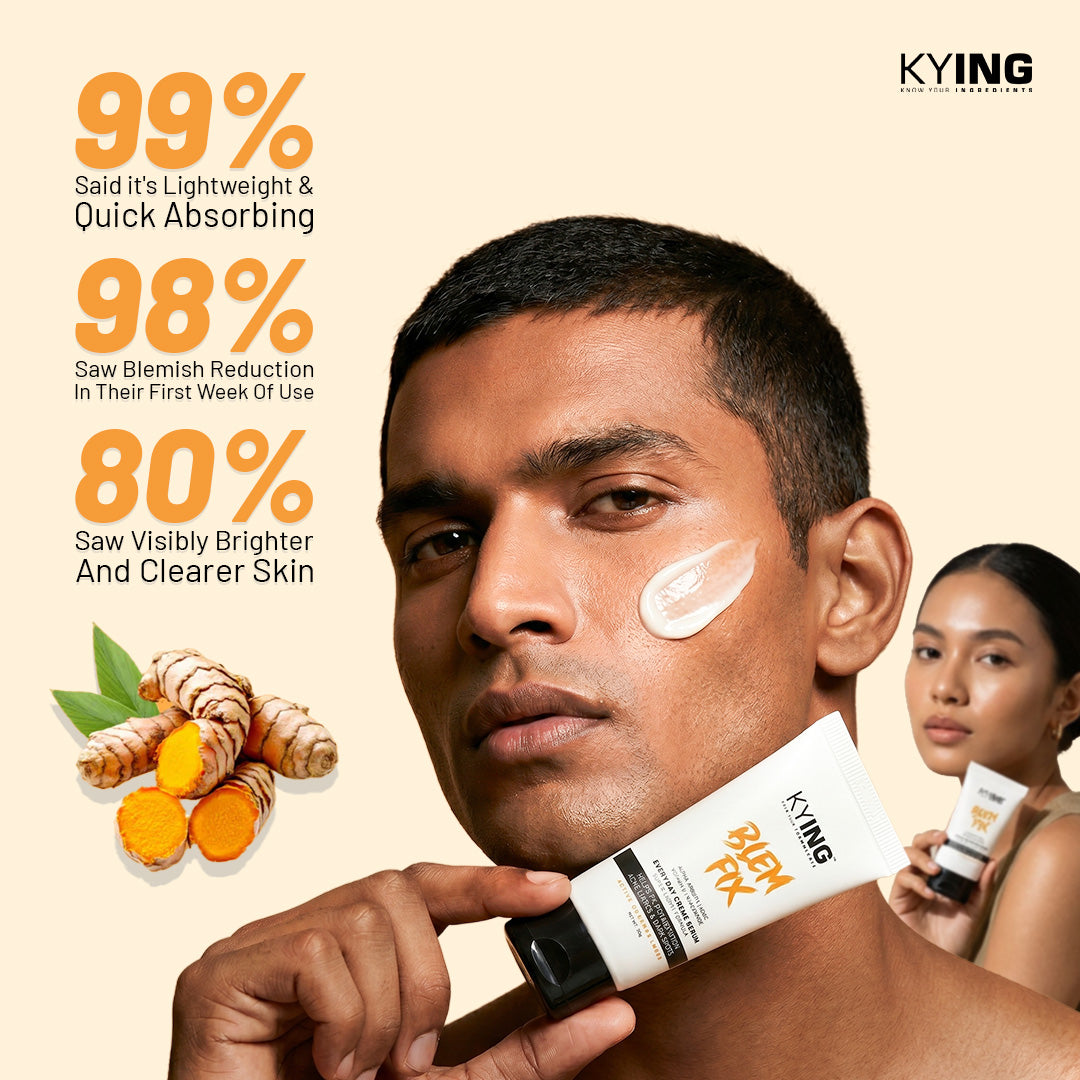 KYING® Blemfix Everyday Crème Serum, 30g - Fix Pigmentation, Acne Marks & Dark Spots