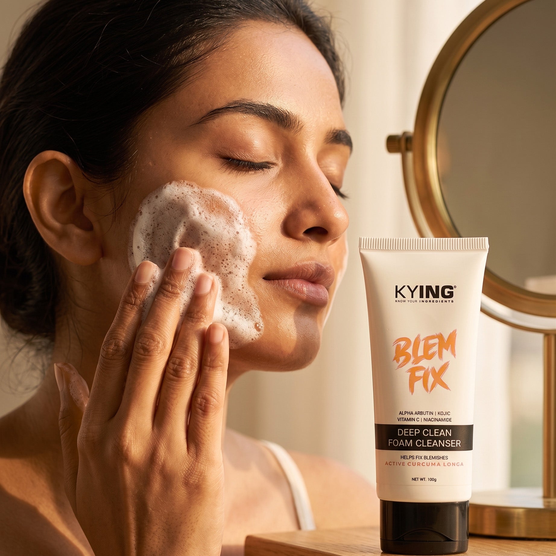 KYING® BlemFix Face Cleanser | Removes Blemishes & Dark Spots | Deep Cleansing Face Wash