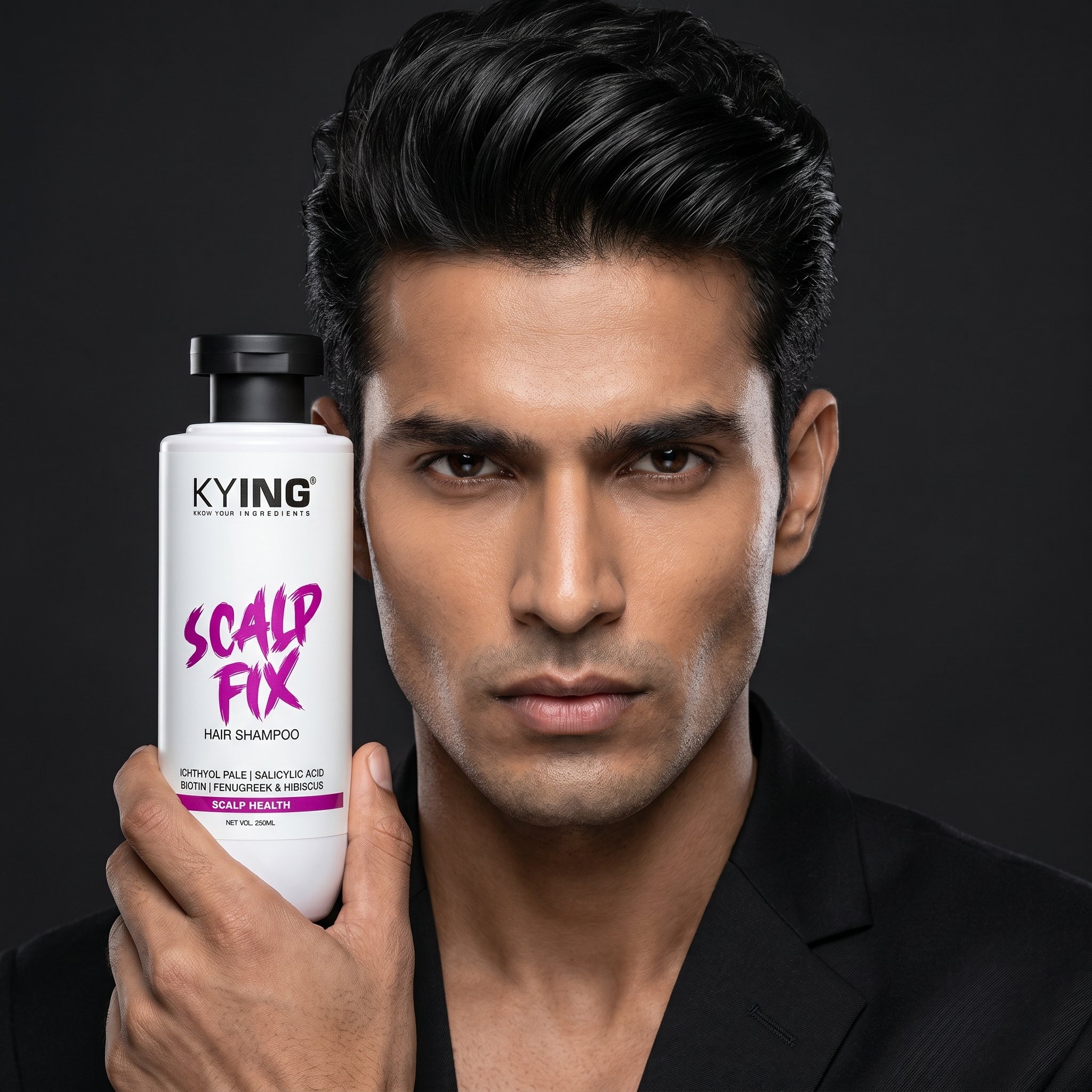 KYING® Scalp Fix Hair Shampoo | Controls Dandruff, Itchy & Flaky Scalp - 250ml