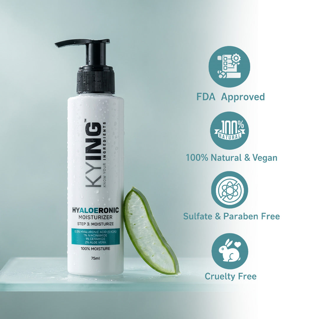 KYING® Hyaloeronic Moisturizer, 75ml - Lightweight Hydration