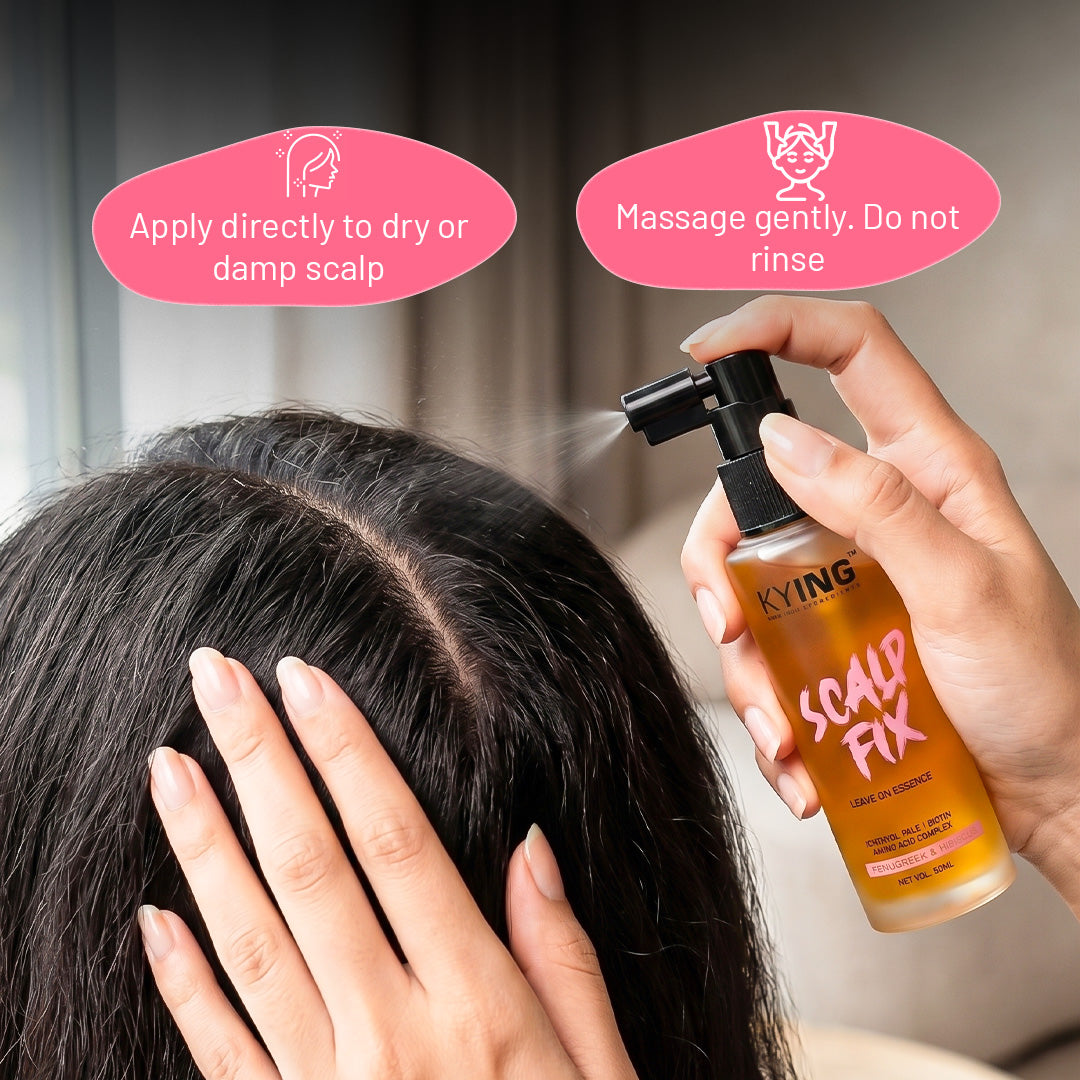 KYING® Scalp Fix Leave-On Essence | For Nourishing Care & Anti-Dandruff Serum | Paraben Free - 50ml