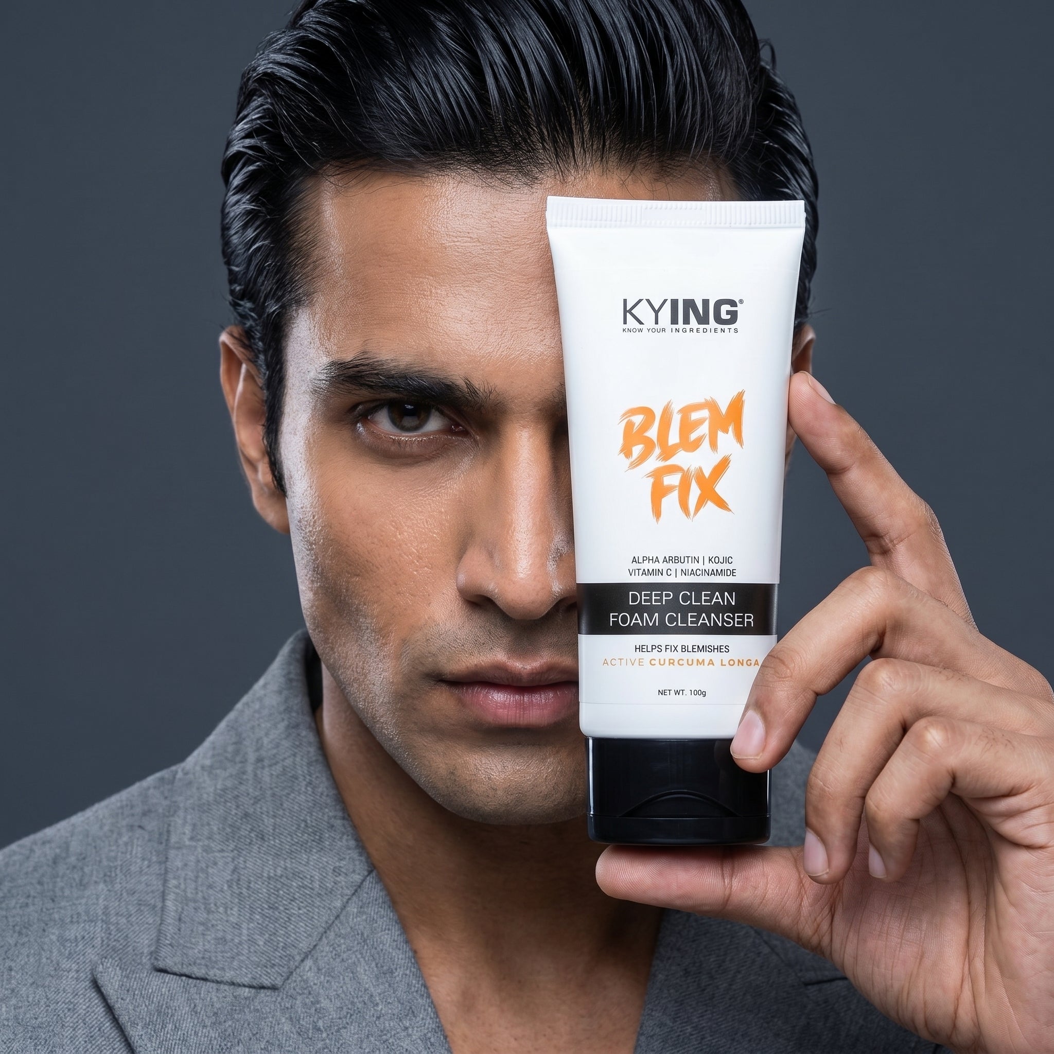 KYING® BlemFix Face Cleanser | Removes Blemishes & Dark Spots | Deep Cleansing Face Wash