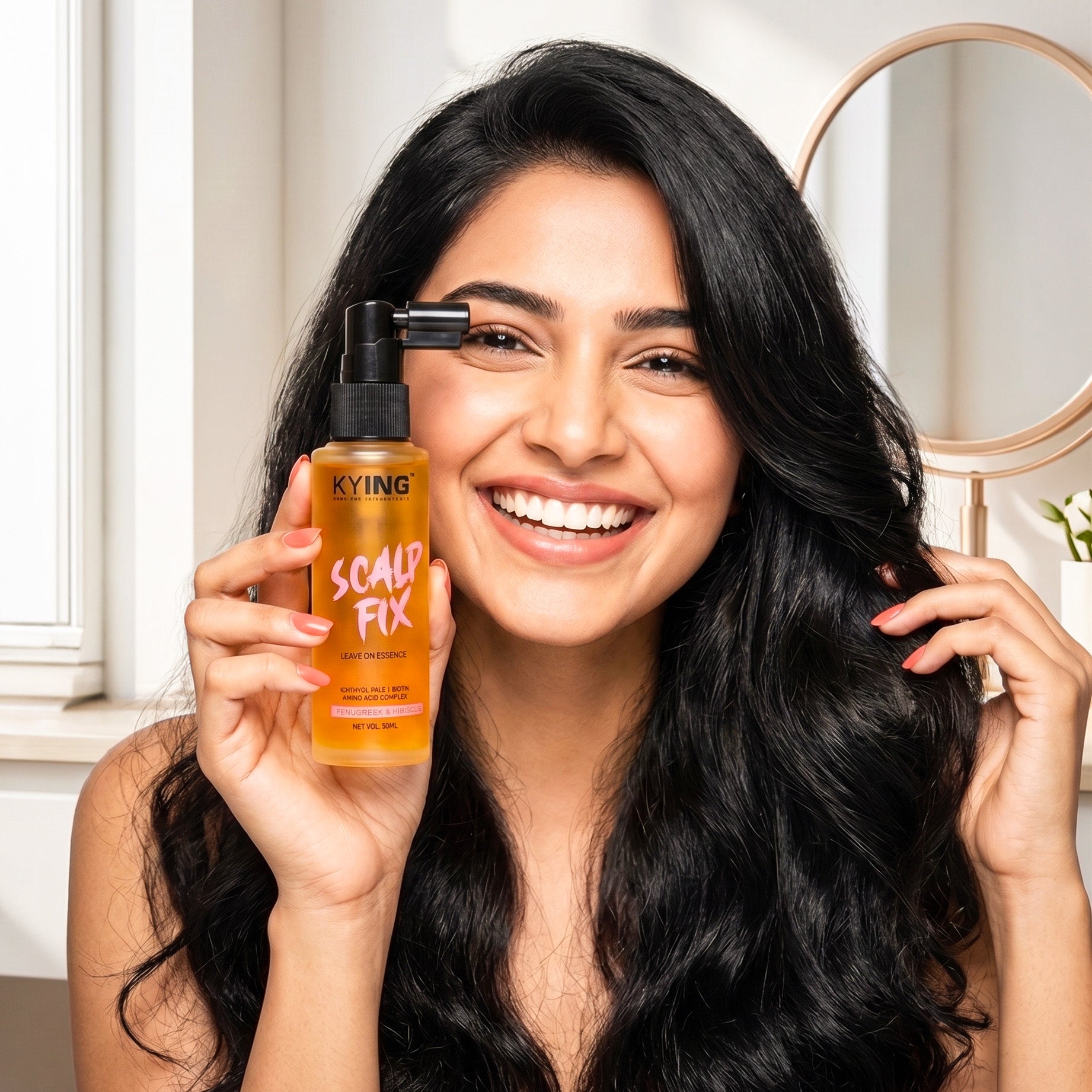 KYING® Scalp Fix Leave-On Essence | For Nourishing Care & Anti-Dandruff Serum | Paraben Free - 50ml