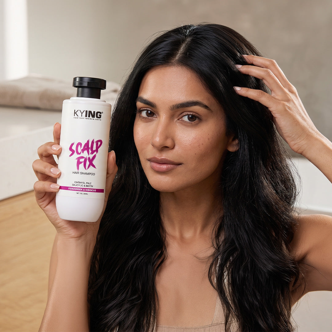 KYING® Scalp Fix Hair Shampoo | Controls Dandruff, Itchy & Flaky Scalp - 250ml