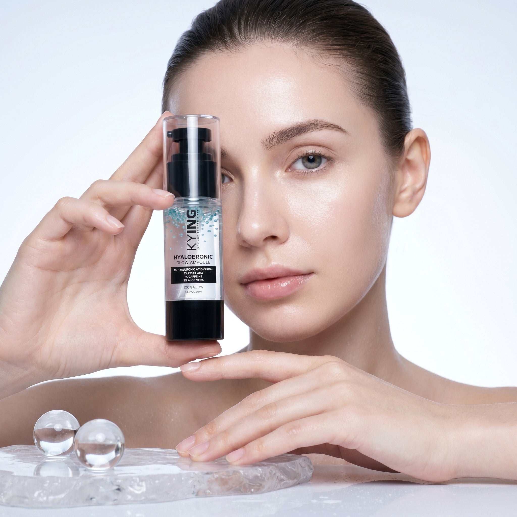 KYING® Hyaloeronic Glow Ampoule Serum (Korean Beauty), 30ml
