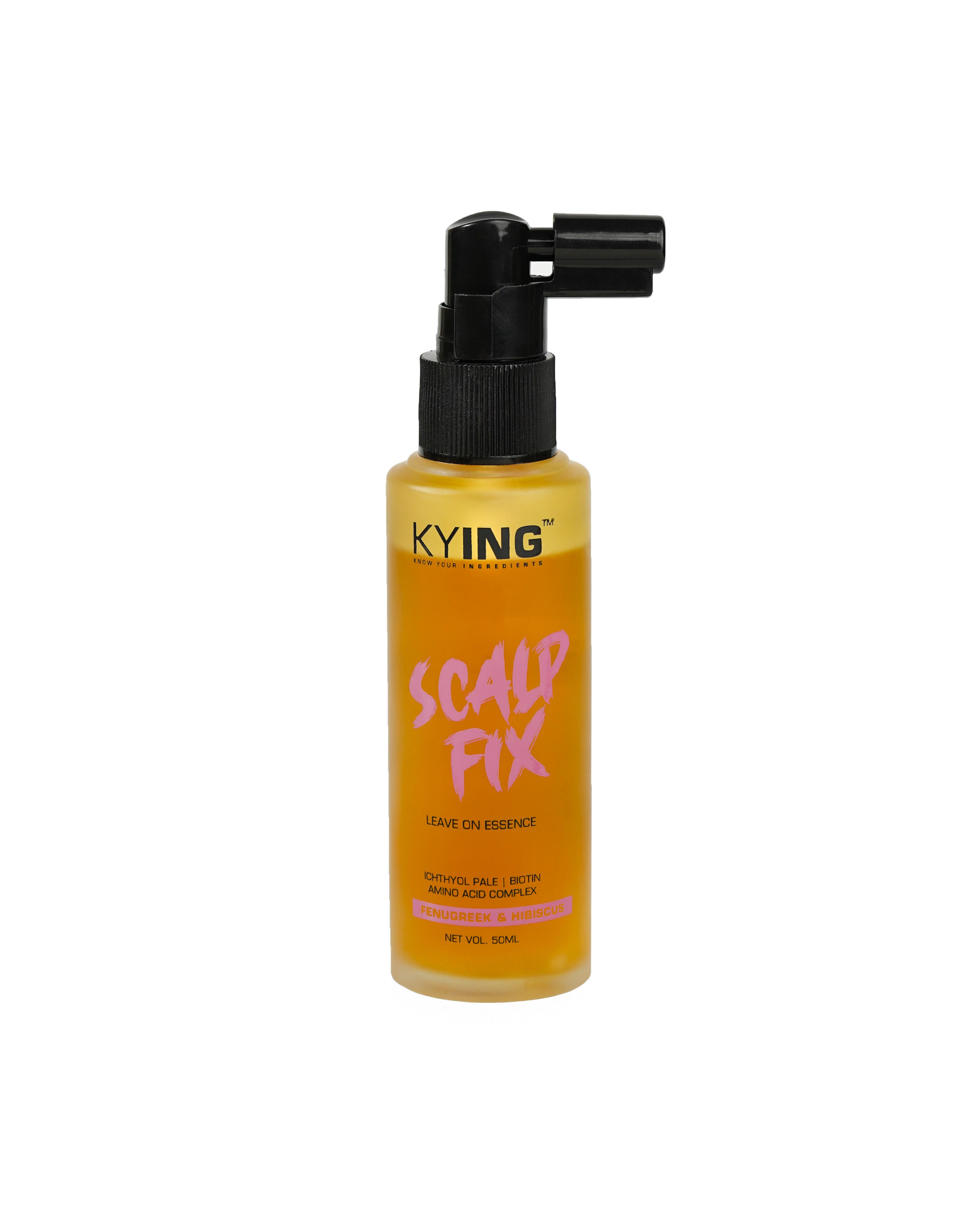 KYING Scalp Fix Leave-On Essence | For Nourishing Care & Anti-Dandruff Serum | Paraben Free - 50ml