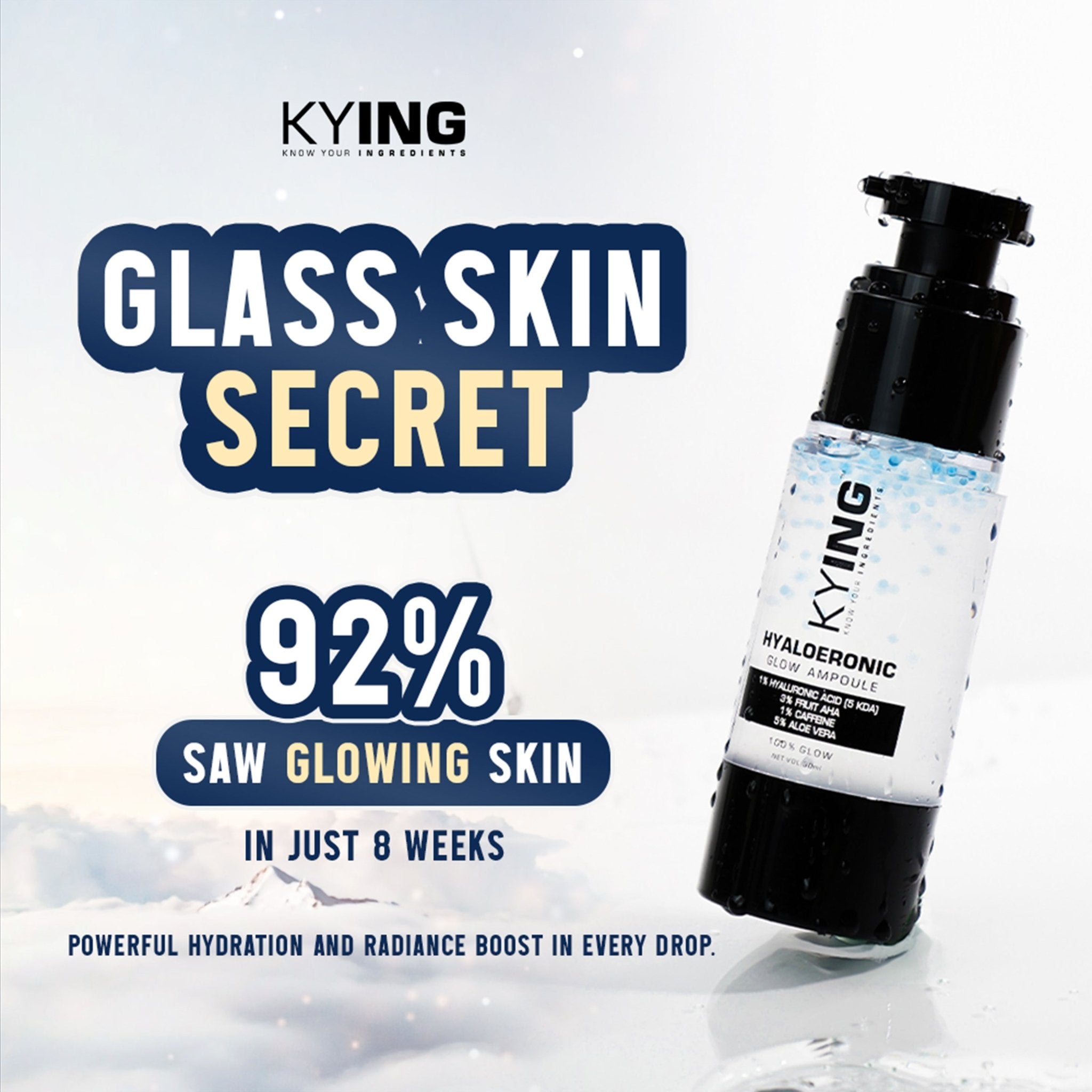 #Kying #hyaloeronic #knowyouringredients #hyaluronicacid #cleanser #facewash #kyingcleanser #kyingmoisturizer #kyingserum #koreaserum #koreanbeuty #hyaluronic