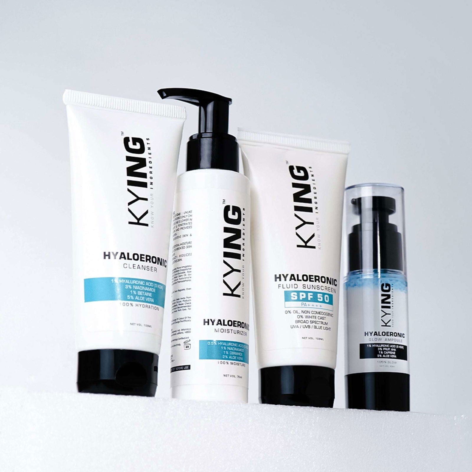 #Kying #knowyouringredients #hyaluronicacid #cleanser #facewash #kyingcleanser #kyingmoisturizer #kyingserum #koreaserum #koreanbeuty #hyaluronic