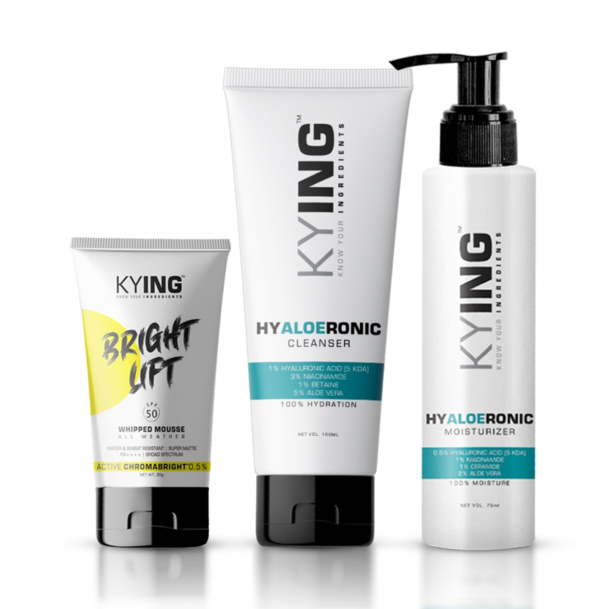 #Kying #hyaloeronic #knowyouringredients #hyaluronicacid #cleanser #facewash #kyingcleanser #kyingmoisturizer #kyingserum #koreaserum #koreanbeuty #hyaluronic